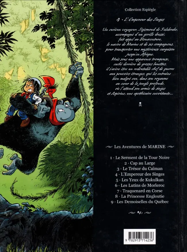 Verso de l'album Marine Tome 4 L'empereur des singes