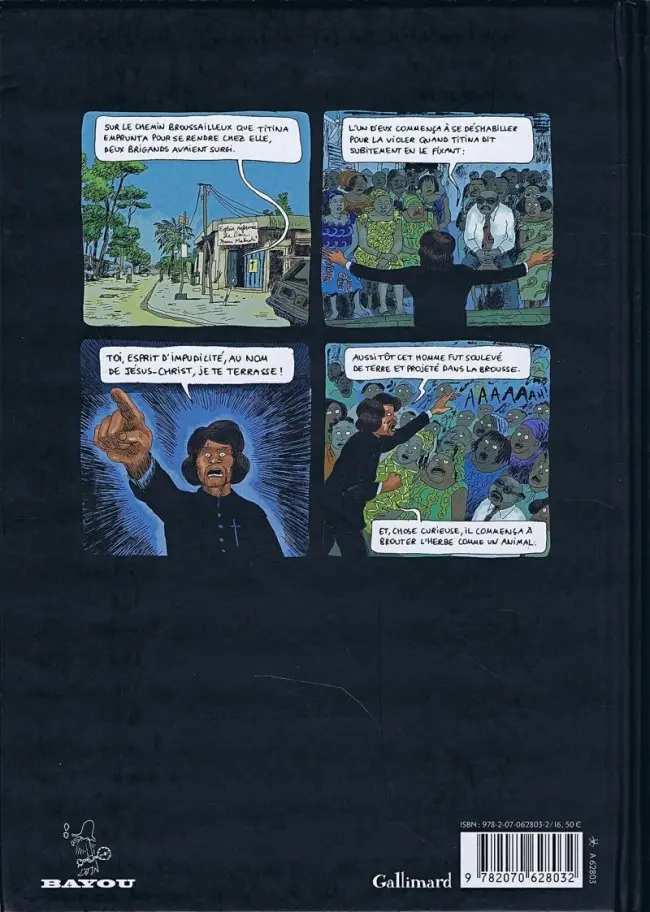 Verso de l'album Aya de Yopougon Tome 5