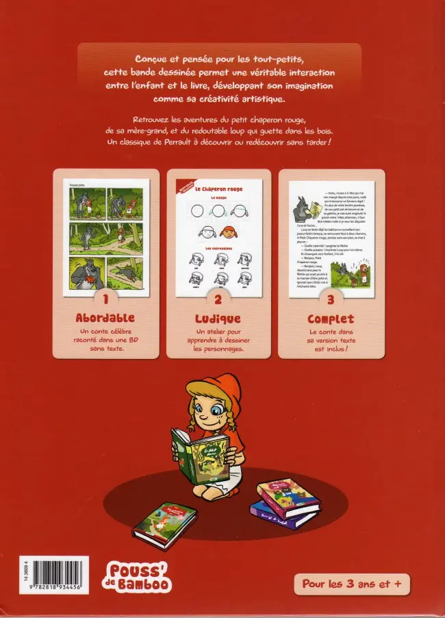 Verso de l'album Le Petit Chaperon Rouge
