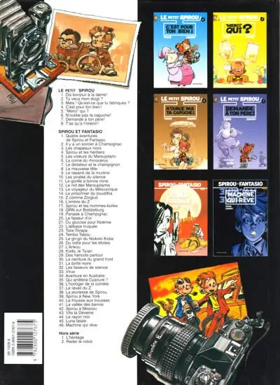 Verso de l'album Le Petit Spirou Tome 1 Dis bonjour à la dame !
