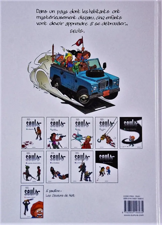 Verso de l'album Seuls Tome 5 Au cœur du Maelström