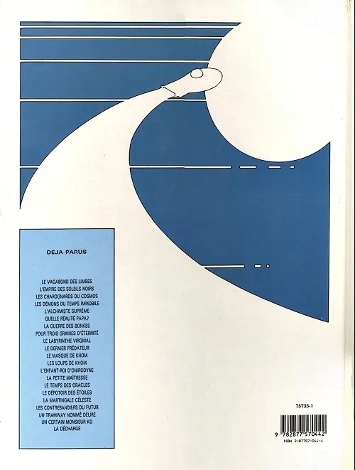 Verso de l'album Le Vagabond des Limbes Tome 10 Le dernier prédateur