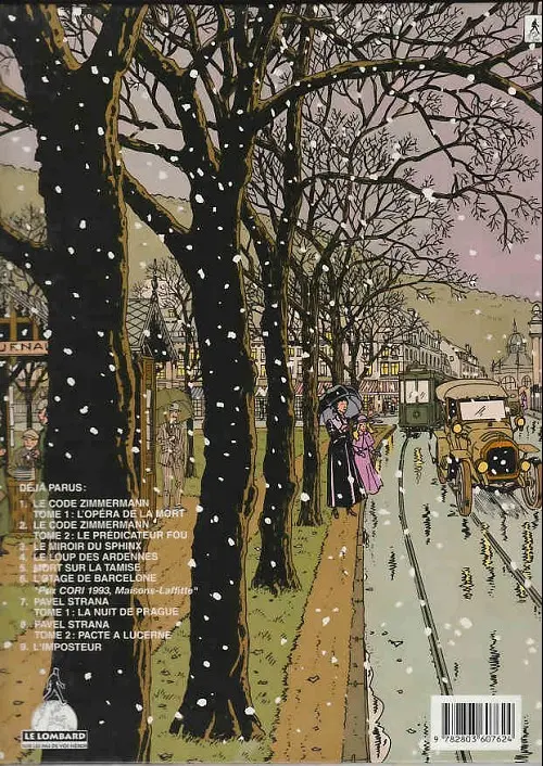 Verso de l'album Victor Sackville Tome 4 Le loup des Ardennes