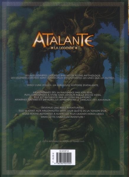 Verso de l'album Atalante - La Légende Intégrale 1