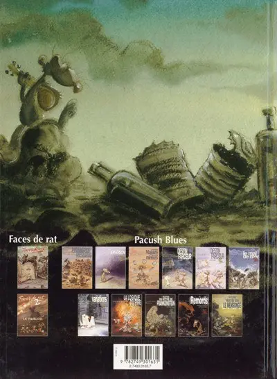 Verso de l'album Pacush Blues Tome 12 Douzième véhicule : Autopsie de Mondes en Déroute