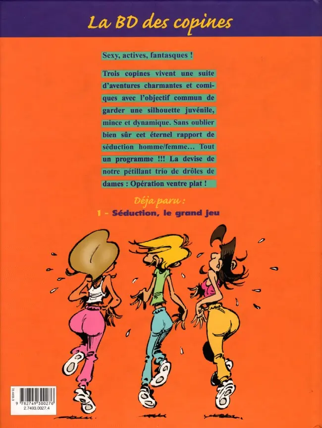 Verso de l'album La Bd des copines Tome 2 Opération ventre plat