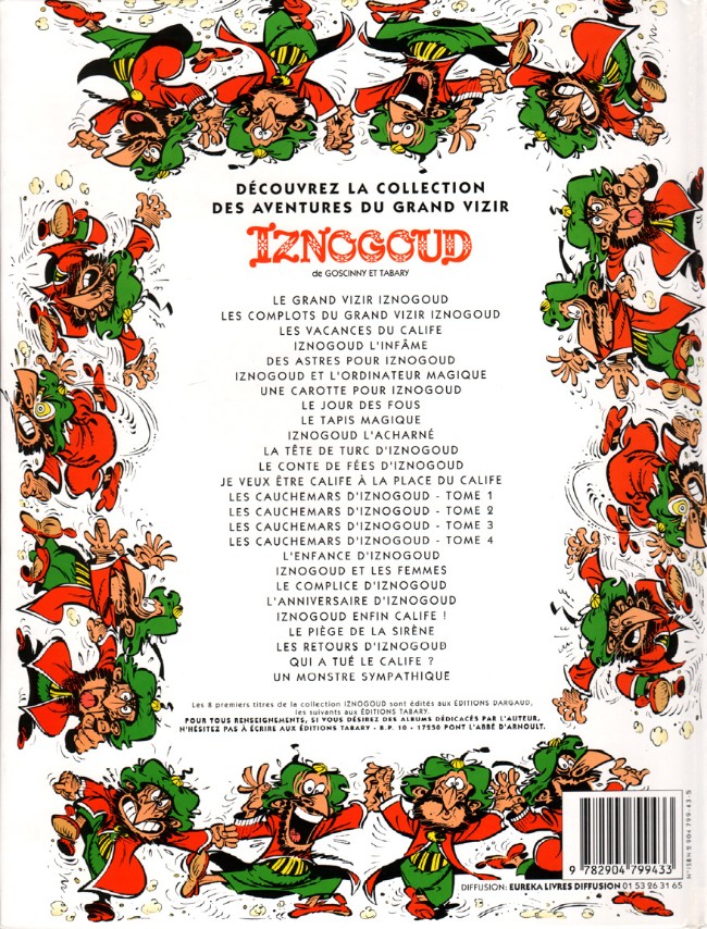 Verso de l'album Iznogoud Tome 26 Un monstre sympathique