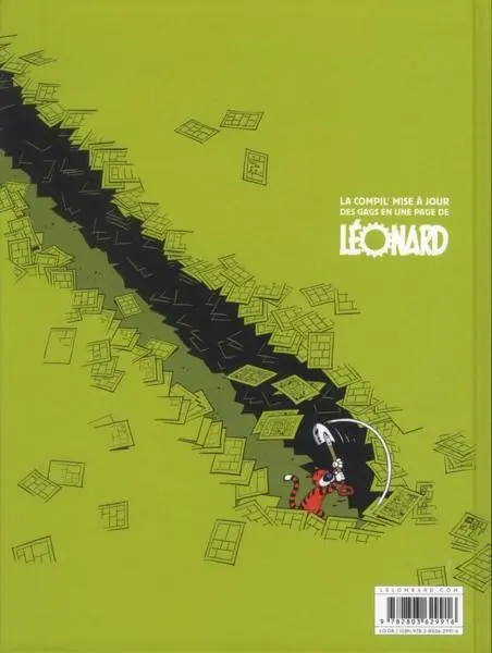 Verso de l'album Léonard Génie à la page