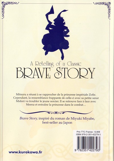 Verso de l'album Brave Story - A Retelling of a Classic 10