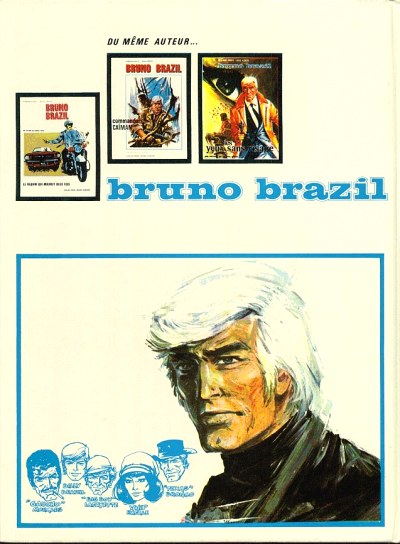 Verso de l'album Bruno Brazil Tome 4 La cité pétrifiée