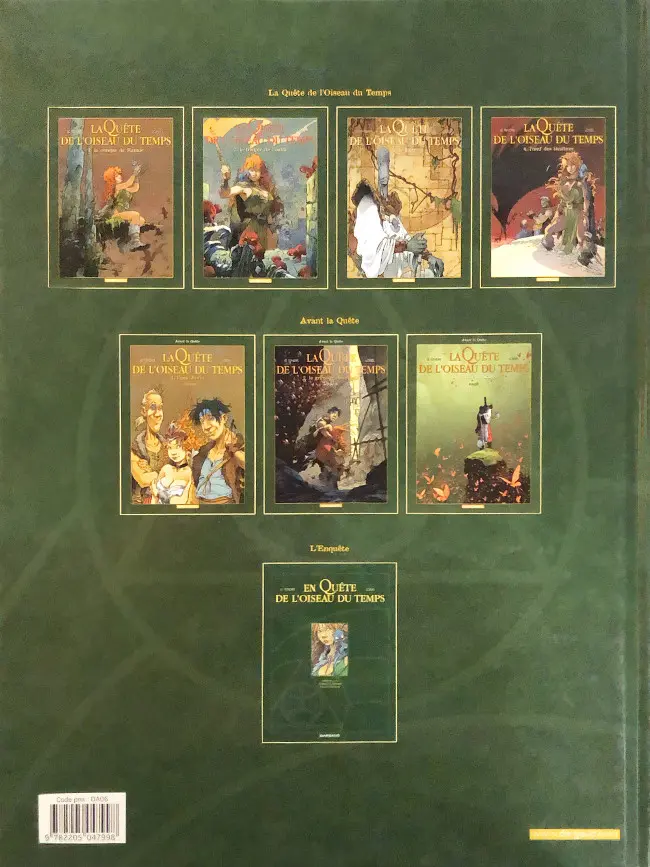 Verso de l'album La Quête de l'oiseau du temps Tome 2 le temple de l'oubli