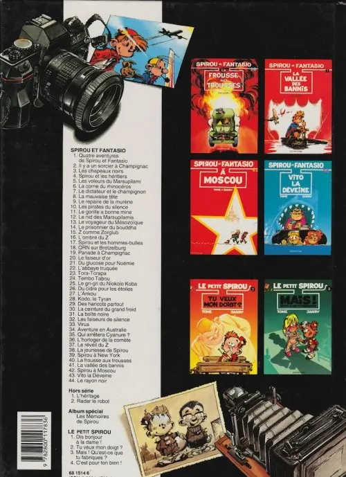 Verso de l'album Spirou et Fantasio Tome 42 Spirou et Fantasio à Moscou