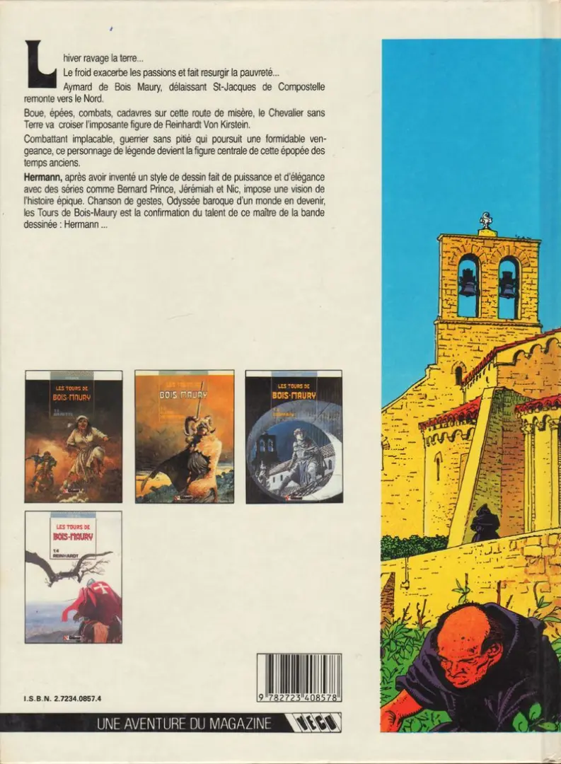 Verso de l'album Les Tours de Bois-Maury Tome 4 Reinhardt