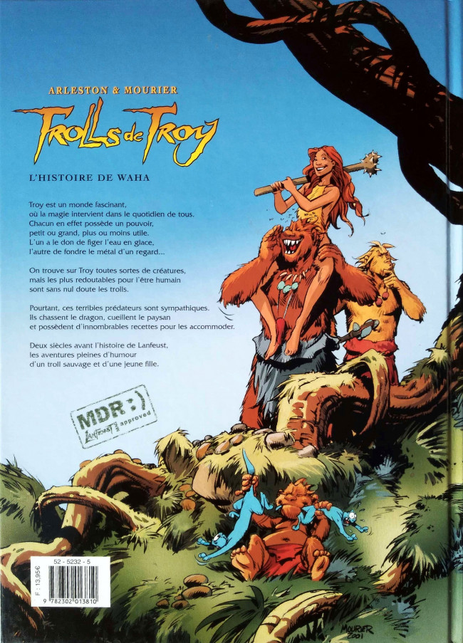 Verso de l'album Trolls de Troy Tome 14 L'histoire de Waha