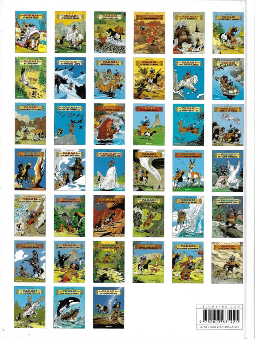 Verso de l'album Yakari Tome 4 Yakari et Nanabozo