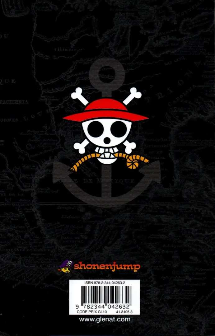 Verso de l'album One Piece Tome 94 Le rêve des guerriers