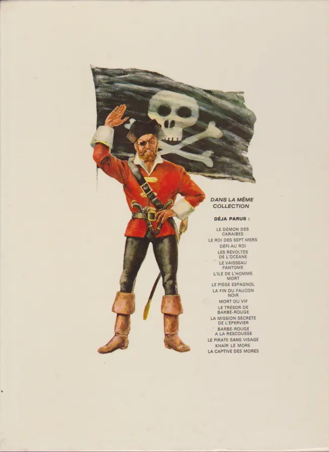 Verso de l'album Barbe-Rouge Tome 10 Mort ou vif