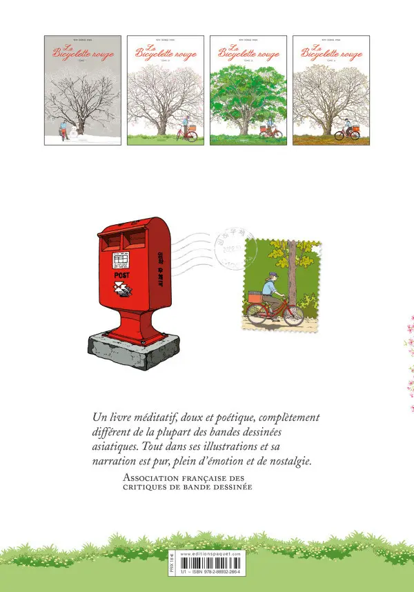 Verso de l'album La Bicyclette rouge Tome 2
