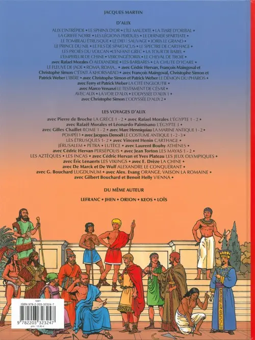 Verso de l'album Les Voyages d'Alix Tome 14 Jérusalem