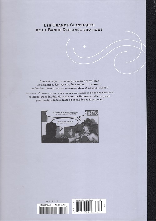 Verso de l'album Les Grands Classiques de la Bande Dessinée Érotique - La Collection Tome 122 Giovanna ! si ! - tome 2