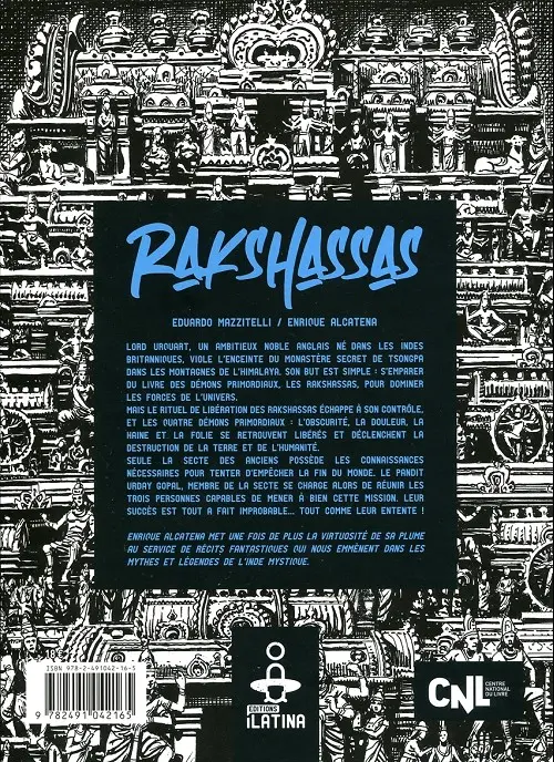 Verso de l'album Rakshassas