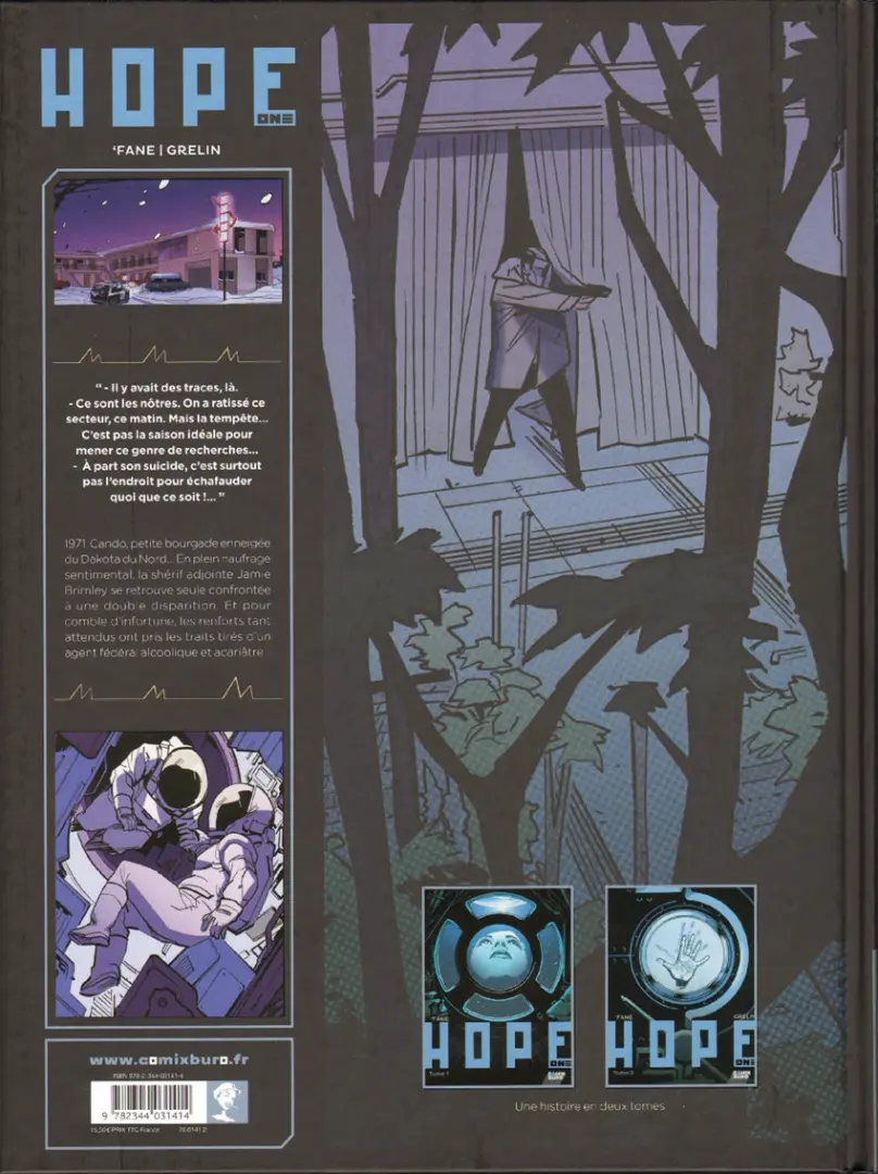 Verso de l'album Hope one Tome 2
