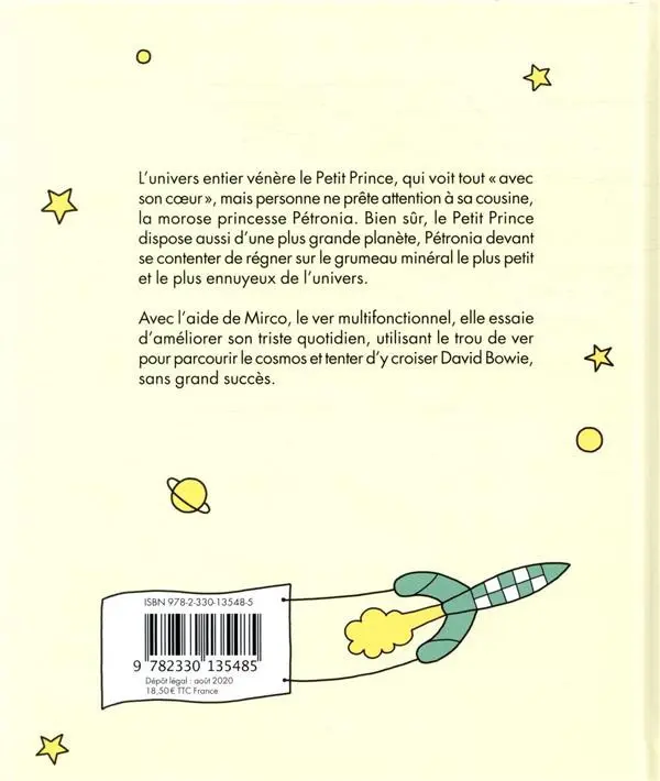 Verso de l'album La grosse princesse Petronia