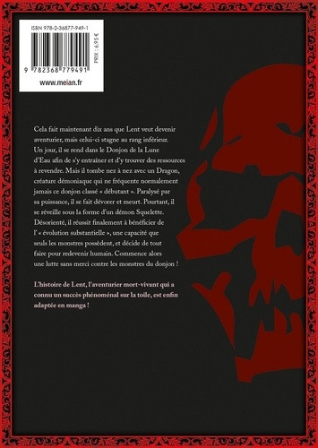 Verso de l'album The Unwanted Undead Adventurer Tome 1