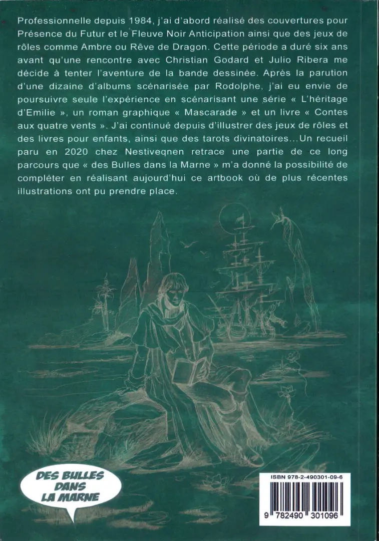 Verso de l'album Artbook by Florence Magnin