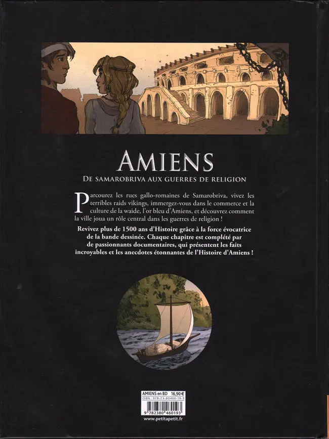 Verso de l'album Amiens 1 De Samarobriva aux guerres de religion