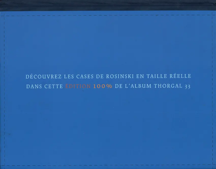 Verso de l'album Thorgal Tome 33 Le Bateau-Sabre