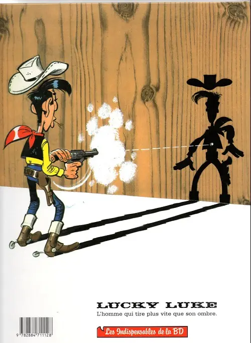 Verso de l'album Lucky Luke Tome 33 Le Pied-Tendre