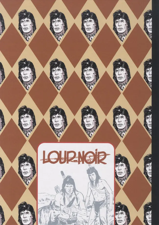Verso de l'album Loup Noir Tome 18