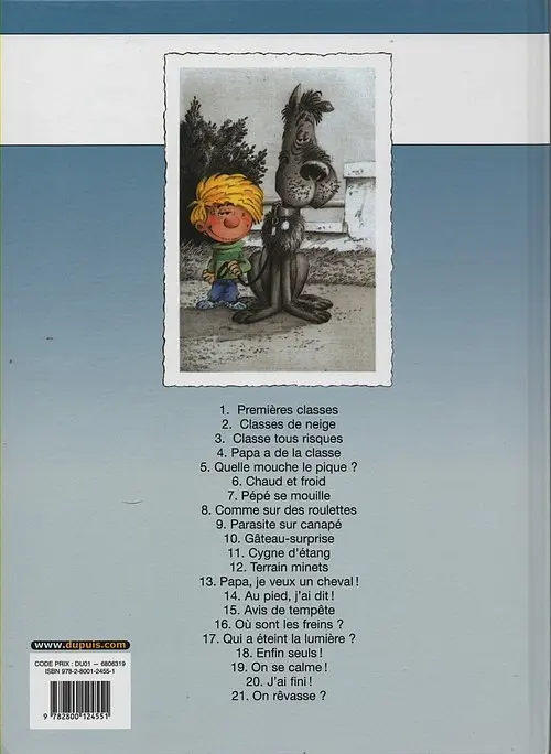 Verso de l'album Cédric Tome 11 Cygne d'étang