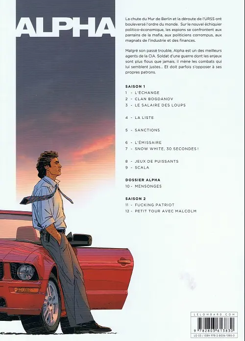Verso de l'album Alpha Tome 6 L'émissaire