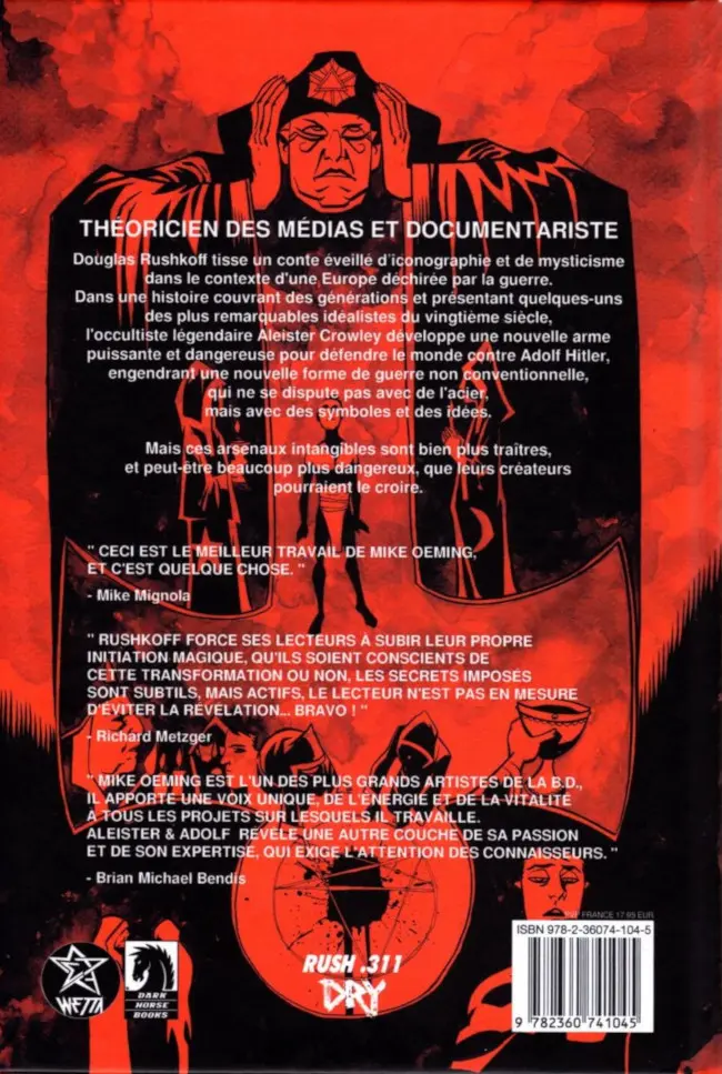 Verso de l'album Aleister & Adolf