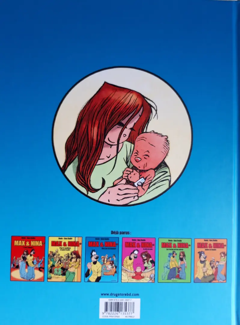 Verso de l'album Max & Nina Tome 3 Rien que du bonheur