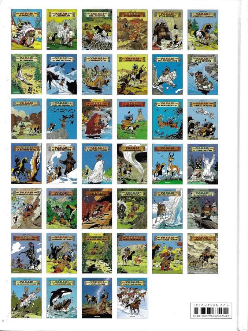 Verso de l'album Yakari Tome 6 Le secret de Petit Tonnerre