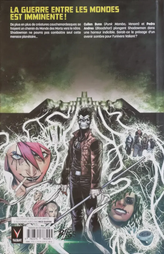 Verso de l'album Shadowman Tome 2