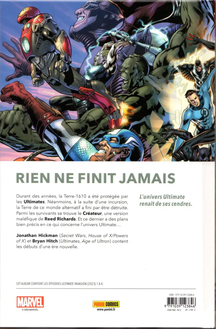 Verso de l'album Ultimate Invasion L'ultimate Invasion