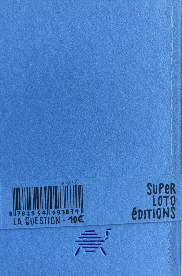 Verso de l'album La Question / La Réponse Tome 1 La Question