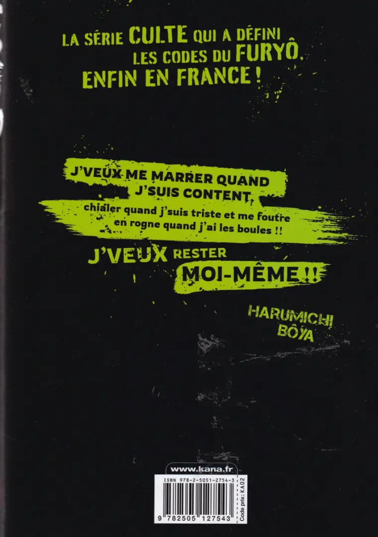 Verso de l'album Crows 3