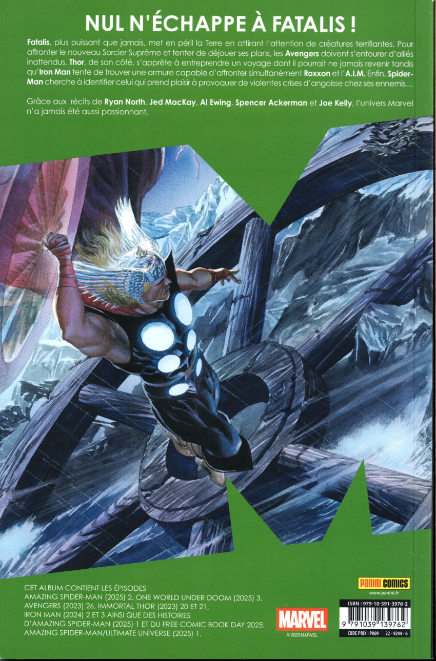 Verso de l'album Marvel World Volume 02