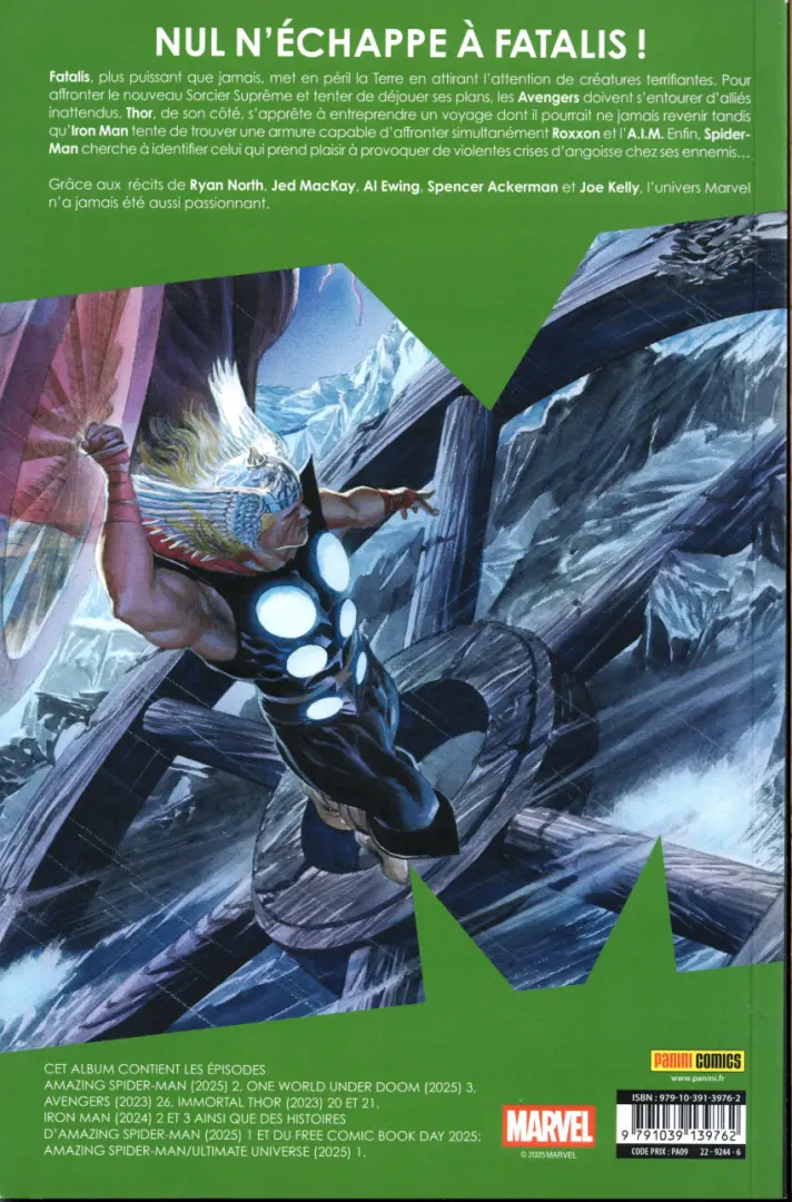 Verso de l'album Marvel World Volume 02
