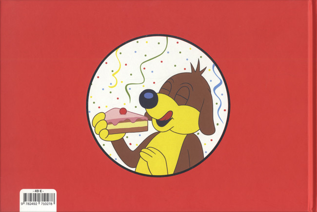 Verso de l'album Pif le chien Le meilleur de Kort en 500 strips