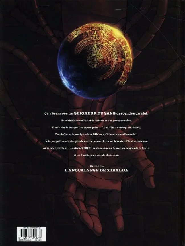 Verso de l'album Le Cycle de Nibiru Tome 2/2 La fin d'un monde