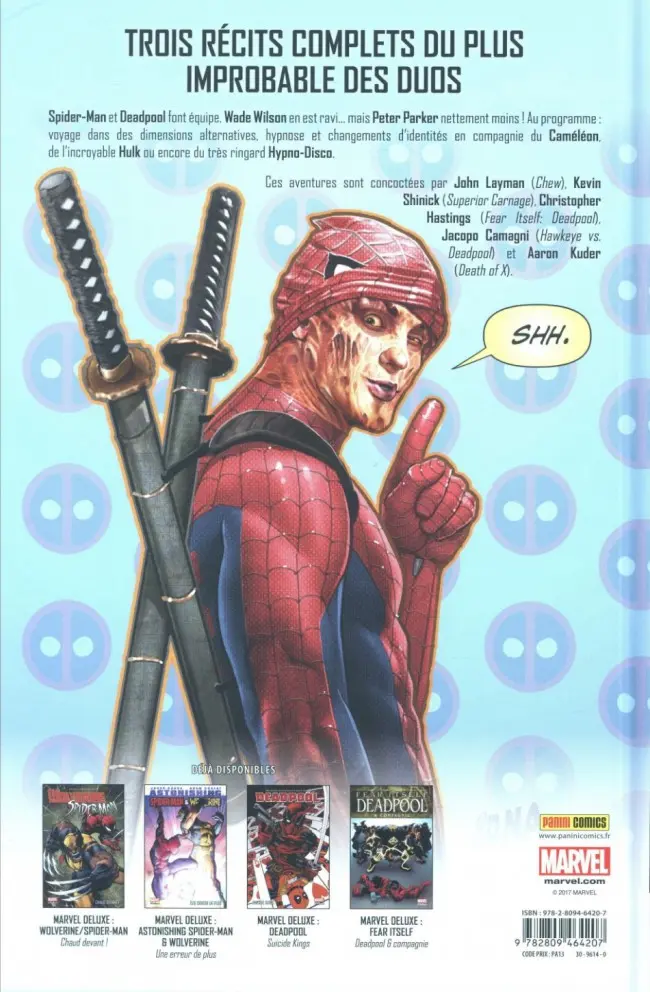 Verso de l'album Deadpool / Spider-Man - Spideypool