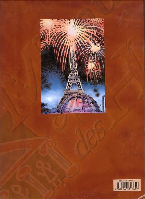 Verso de l'album Des Monuments et des Hommes Tome 1 Le roman de la Tour Eiffel