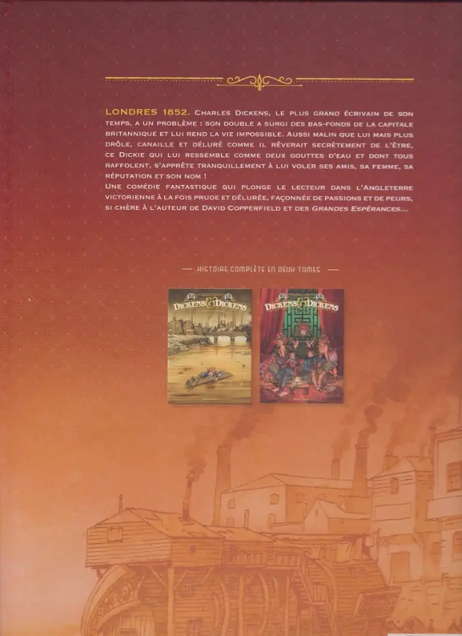 Verso de l'album Dickens & Dickens Tome 2 Jeux de miroir