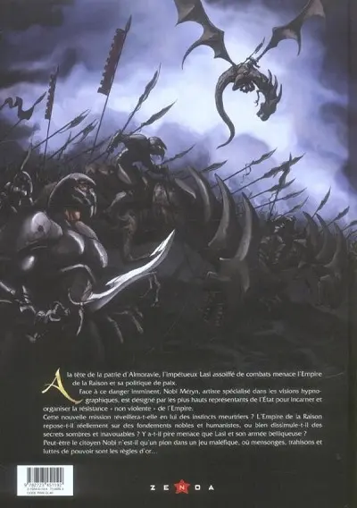 Verso de l'album L'Empire de la raison Tome 2 La volonté